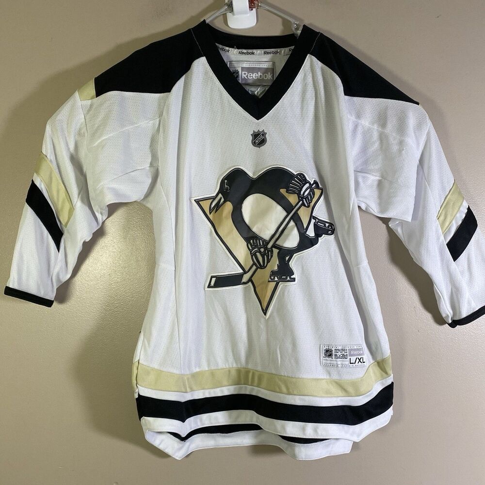 Reebok NHL Pittsburgh Penguins Hockey Jersey Youth L/XL Adult M
